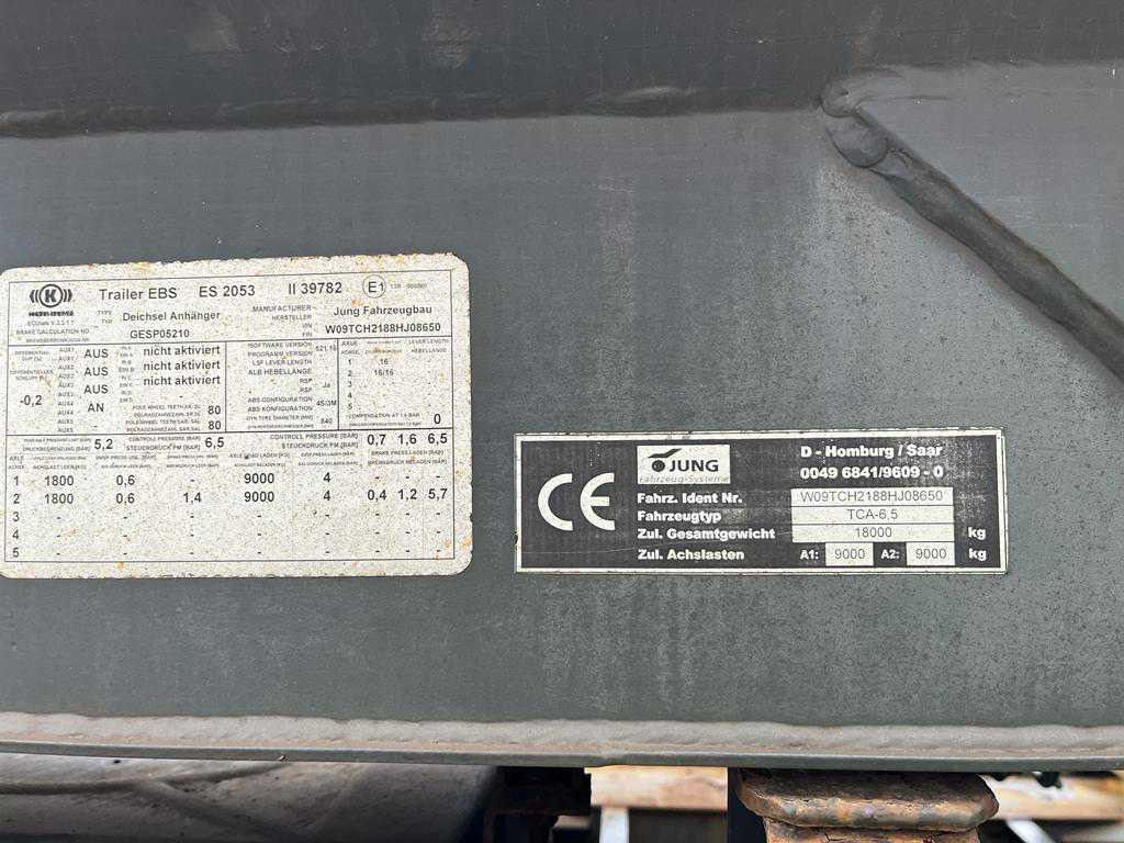 JUNG,R. Containeranhänger TCA 6,5 Apollo Containeranhänger Abrollanhänger - Ρυμούλκα γάντζος/ Αλυσιδάκι: φωτογραφία 4 JUNG,R. Containeranhänger TCA 6,5 Apollo Containeranhänger Abrollanhänger - Ρυμούλκα γάντζος/ Αλυσιδάκι: φωτογραφία 4