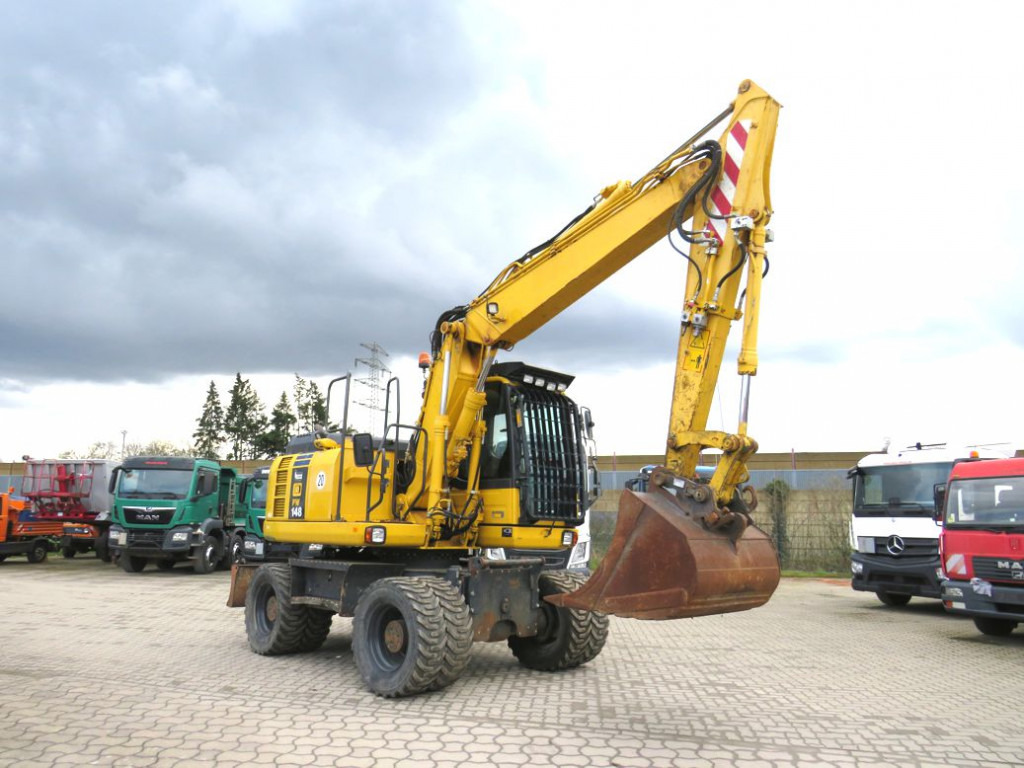 KOMATSU HANOMAG Mobilbagger PW 148 - 8 Bagger 6.824h Deutsch top - Τροχοφόρος εκσκαφέας: φωτογραφία 5 KOMATSU HANOMAG Mobilbagger PW 148 - 8 Bagger 6.824h Deutsch top - Τροχοφόρος εκσκαφέας: φωτογραφία 5