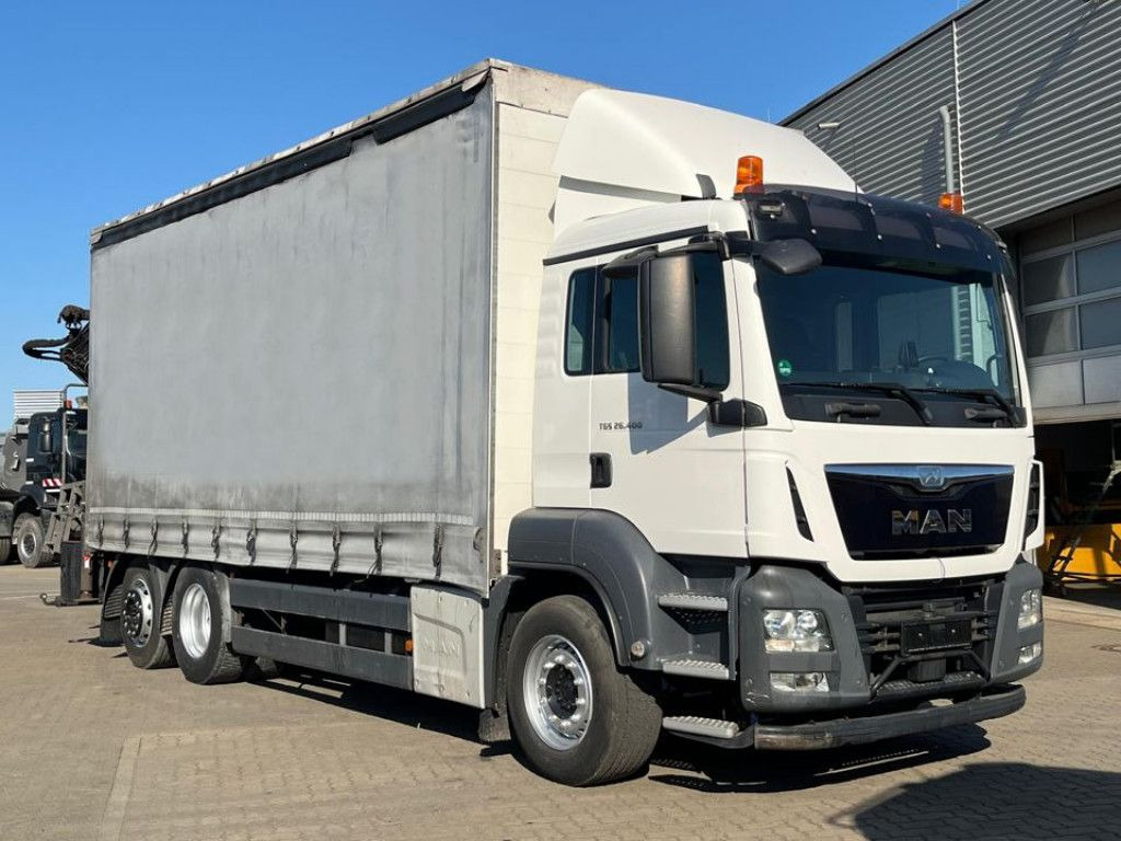 MAN TG-S 26.400 6x2-2 BL Pritsche Heckkran 5xhydr.Au - Φορτηγό με γερανό: φωτογραφία 2 MAN TG-S 26.400 6x2-2 BL Pritsche Heckkran 5xhydr.Au - Φορτηγό με γερανό: φωτογραφία 2