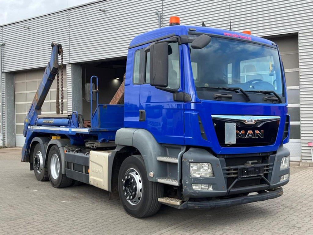 MAN TG-S 26.400 6x2 BL Absetzkipper Meiller Funk - Φορτηγό καδοφόρος φορτωτής: φωτογραφία 4 MAN TG-S 26.400 6x2 BL Absetzkipper Meiller Funk - Φορτηγό καδοφόρος φορτωτής: φωτογραφία 4