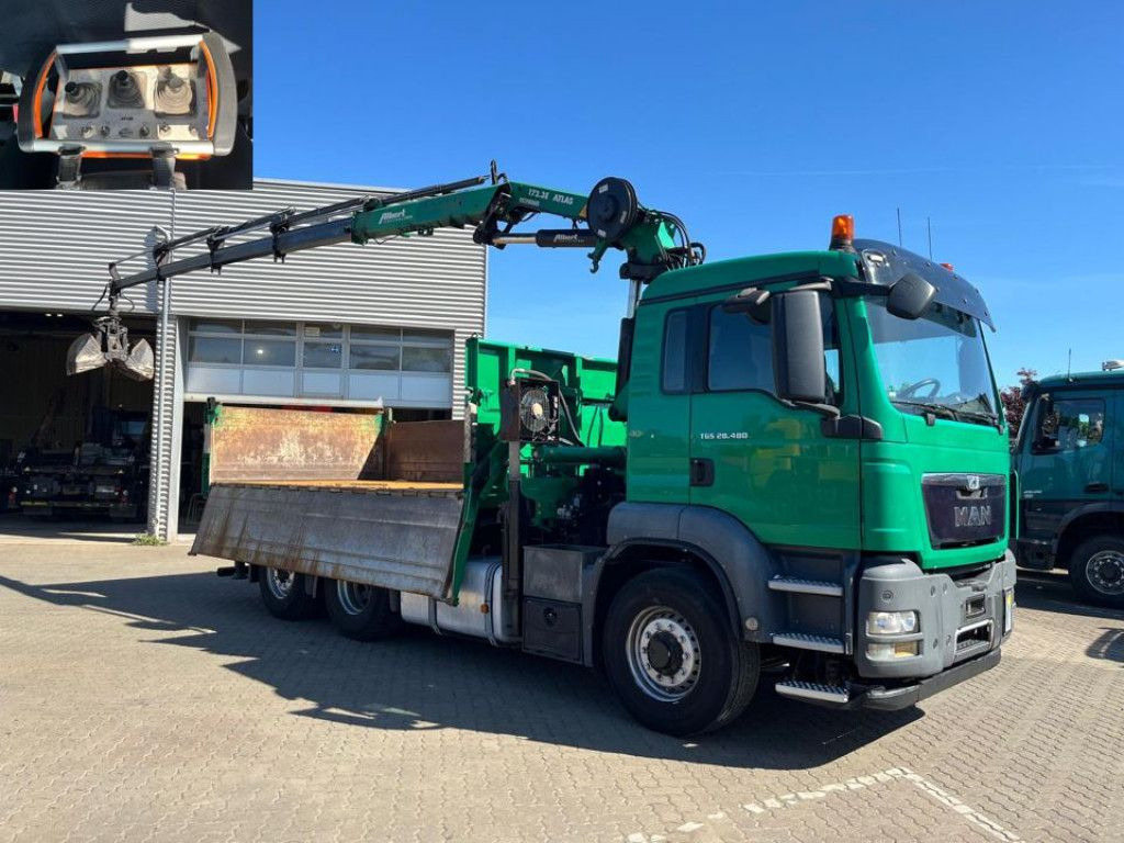 MAN TG-S 28.480 6x4H-4 BL 3-Achs Kipper Kran Funk Li - Φορτηγό με γερανό: φωτογραφία 3 MAN TG-S 28.480 6x4H-4 BL 3-Achs Kipper Kran Funk Li - Φορτηγό με γερανό: φωτογραφία 3
