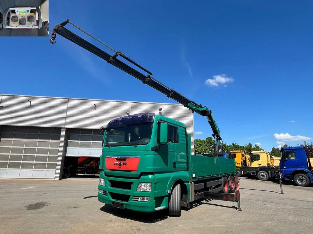 MAN TG-X 26.440 6x2-2 BL Pritsche Heckkran Fassi 360 - Φορτηγό με ανοιχτή καρότσα, Φορτηγό με γερανό: φωτογραφία 1 MAN TG-X 26.440 6x2-2 BL Pritsche Heckkran Fassi 360 - Φορτηγό με ανοιχτή καρότσα, Φορτηγό με γερανό: φωτογραφία 1