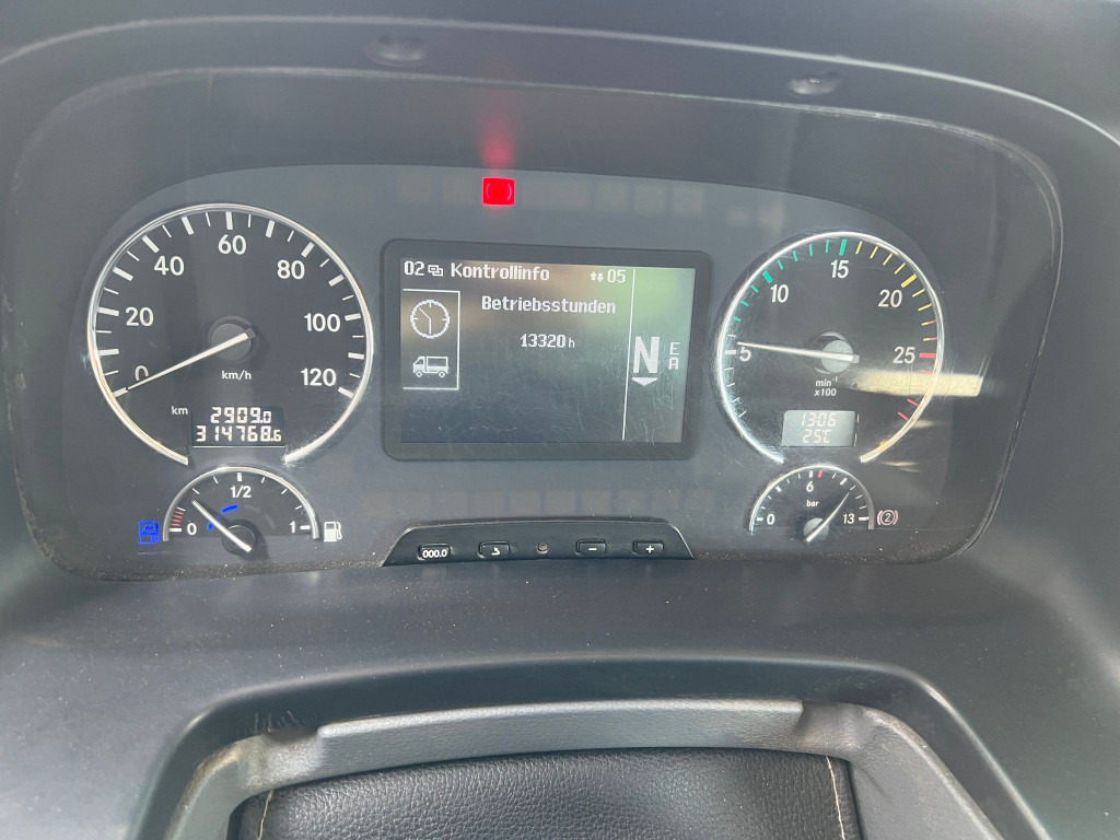Φορτηγό ανατρεπόμενο, Φορτηγό με γερανό MERCEDES-BENZ Actros 1841 K 2-Achs Kipper Kran Funk 2xhydr+Greifer: φωτογραφία 9
