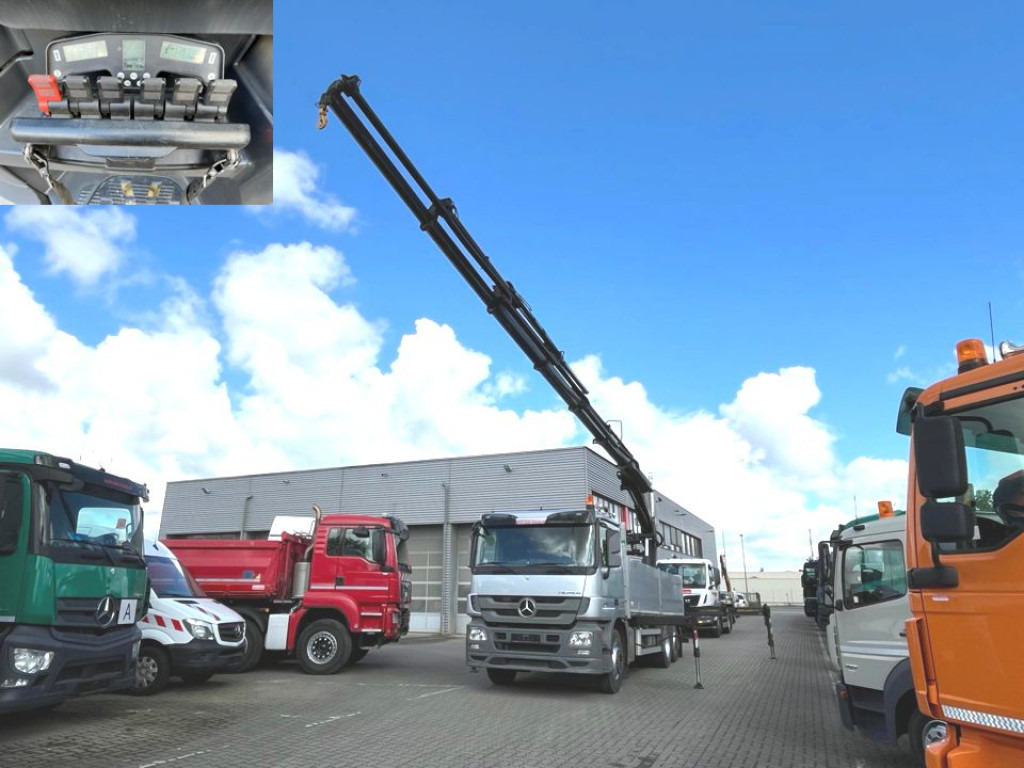 MERCEDES-BENZ Actros 2546 L 6x2 Pritsche Heckkran Hiab 288 6xhyd - Φορτηγό με ανοιχτή καρότσα, Φορτηγό με γερανό: φωτογραφία 1 MERCEDES-BENZ Actros 2546 L 6x2 Pritsche Heckkran Hiab 288 6xhyd - Φορτηγό με ανοιχτή καρότσα, Φορτηγό με γερανό: φωτογραφία 1