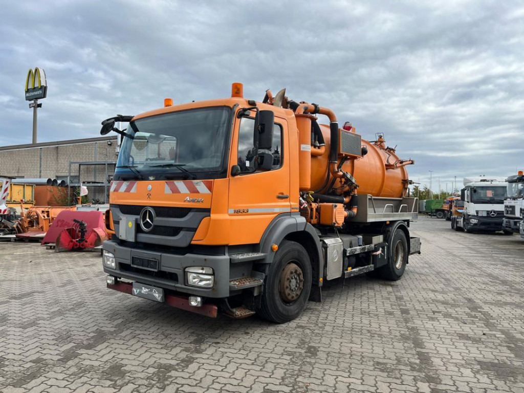 MERCEDES-BENZ Axor 1833 L Saug + Spülwagen Tollense - Όχημα εκκένωσης βόθρων: φωτογραφία 1 MERCEDES-BENZ Axor 1833 L Saug + Spülwagen Tollense - Όχημα εκκένωσης βόθρων: φωτογραφία 1