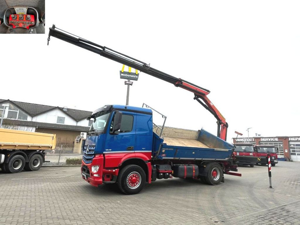 Mercedes-Benz Arocs 1845 4x4 HAD 2-Achs Allradkipper Kran Funk Mercedes-Benz Arocs 1845 4x4 HAD 2-Achs Allradkipper Heckkran - Φορτηγό ανατρεπόμενο, Φορτηγό με γερανό: φωτογραφία 3 Mercedes-Benz Arocs 1845 4x4 HAD 2-Achs Allradkipper Kran Funk Mercedes-Benz Arocs 1845 4x4 HAD 2-Achs Allradkipper Heckkran - Φορτηγό ανατρεπόμενο, Φορτηγό με γερανό: φωτογραφία 3