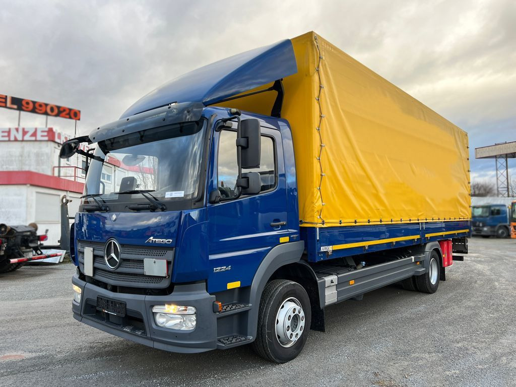 Mercedes-Benz Atego 1224 L Pritsche LBW LBW 1.5 to - Φορτηγό μουσαμάς: φωτογραφία 1 Mercedes-Benz Atego 1224 L Pritsche LBW LBW 1.5 to - Φορτηγό μουσαμάς: φωτογραφία 1