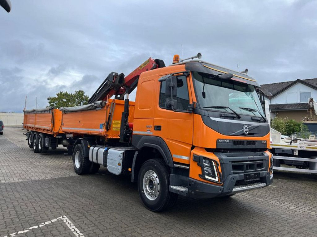 Volvo FMX 460 4x2 2-Achs Kipper Kran Funk+5fach hyd - Φορτηγό ανατρεπόμενο, Φορτηγό με γερανό: φωτογραφία 2 Volvo FMX 460 4x2 2-Achs Kipper Kran Funk+5fach hyd - Φορτηγό ανατρεπόμενο, Φορτηγό με γερανό: φωτογραφία 2