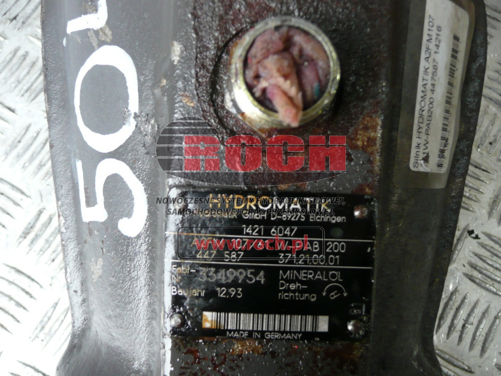 HYDROMATIK 14216047 A2FM107/61W-PAB200 447587 371.21.00.01 - Υδραυλικός κινητήρας: φωτογραφία 1 HYDROMATIK 14216047 A2FM107/61W-PAB200 447587 371.21.00.01 - Υδραυλικός κινητήρας: φωτογραφία 1