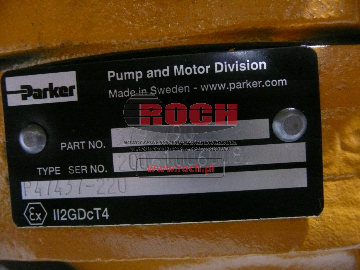 PARKER P47437-220 3792790 - Υδραυλικός κινητήρας: φωτογραφία 2 PARKER P47437-220 3792790 - Υδραυλικός κινητήρας: φωτογραφία 2