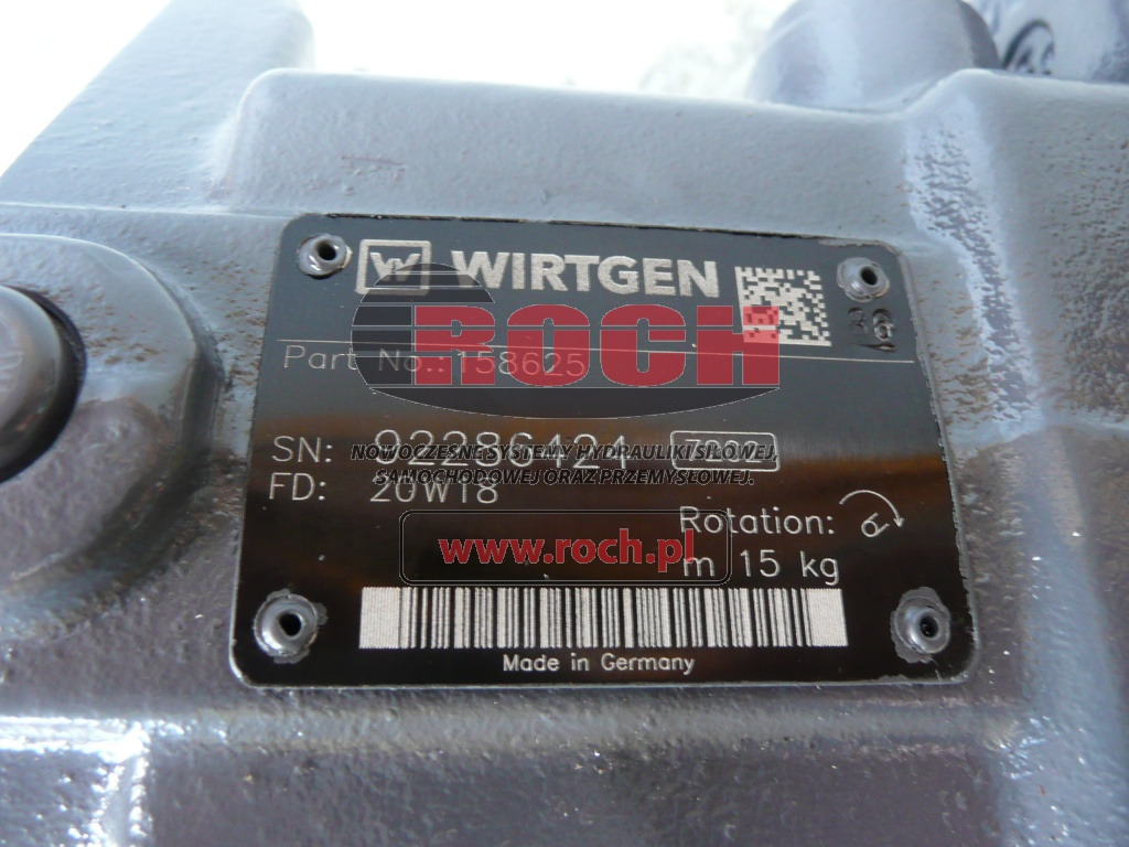 WIRTGEN 158625 - Υδραυλική αντλία: φωτογραφία 2 WIRTGEN 158625 - Υδραυλική αντλία: φωτογραφία 2