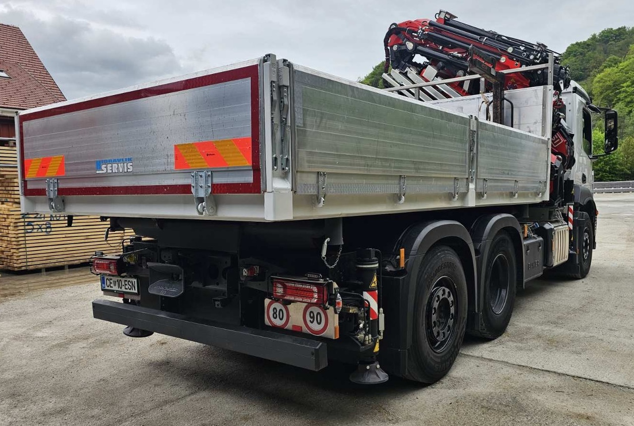 MERCEDES-BENZ Hiab Palfinger Fassi F545-6 JIB-6 - Φορτηγό ανατρεπόμενο: φωτογραφία 2 MERCEDES-BENZ Hiab Palfinger Fassi F545-6 JIB-6 - Φορτηγό ανατρεπόμενο: φωτογραφία 2