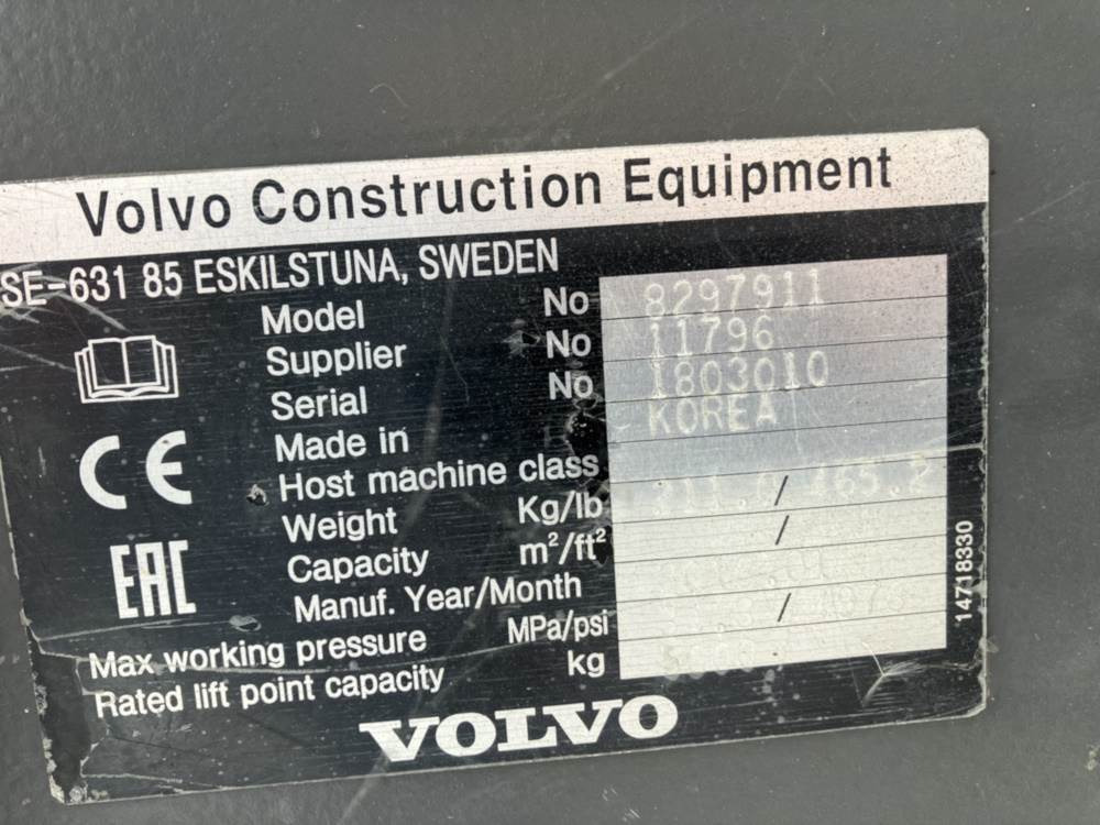 Volvo Schnellwechsler S1 - Ταχυσύνδεσμος: φωτογραφία 3 Volvo Schnellwechsler S1 - Ταχυσύνδεσμος: φωτογραφία 3
