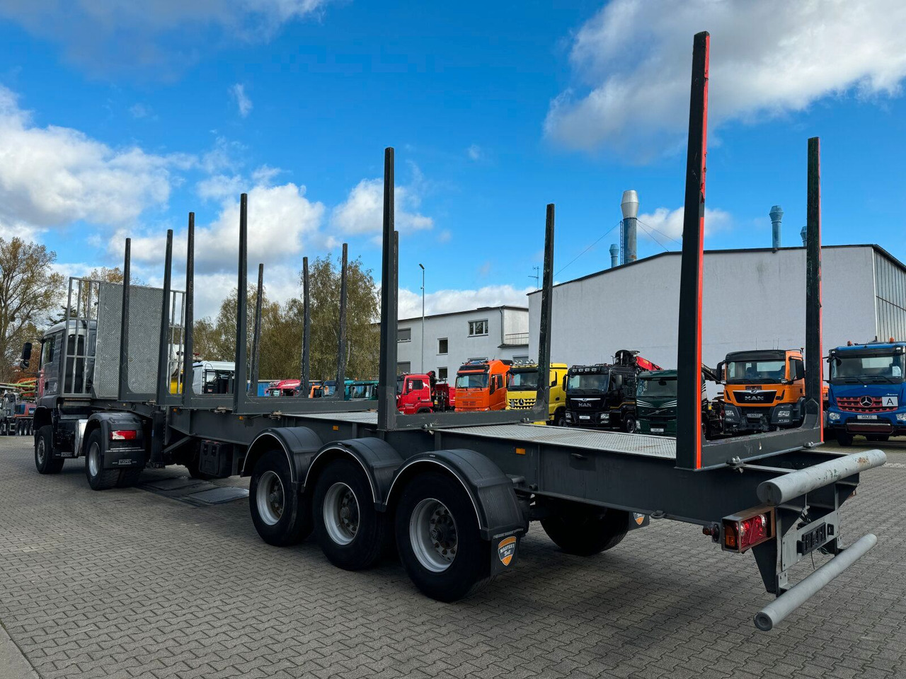 BLUMHARDT SAL.40.24 Holztransporter 3 Achse - Ημιρυμουλκούμενο μεταφοράς ξυλείας: φωτογραφία 5 BLUMHARDT SAL.40.24 Holztransporter 3 Achse - Ημιρυμουλκούμενο μεταφοράς ξυλείας: φωτογραφία 5