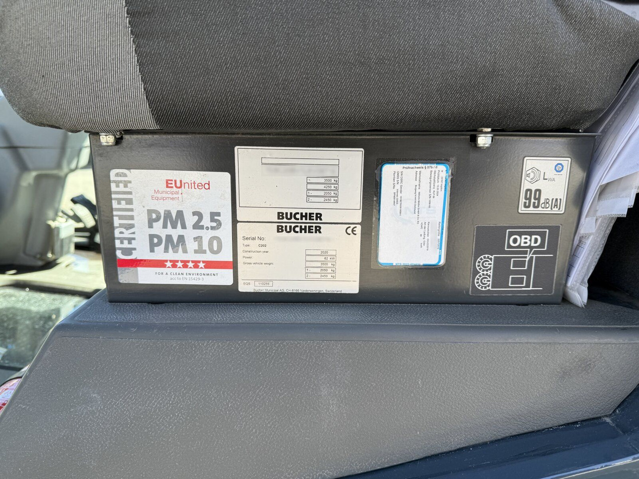 Σάρωθρο δρόμων Johnston C202 Kleinkehrmaschine 2 M³ - 6.000 h: φωτογραφία 22