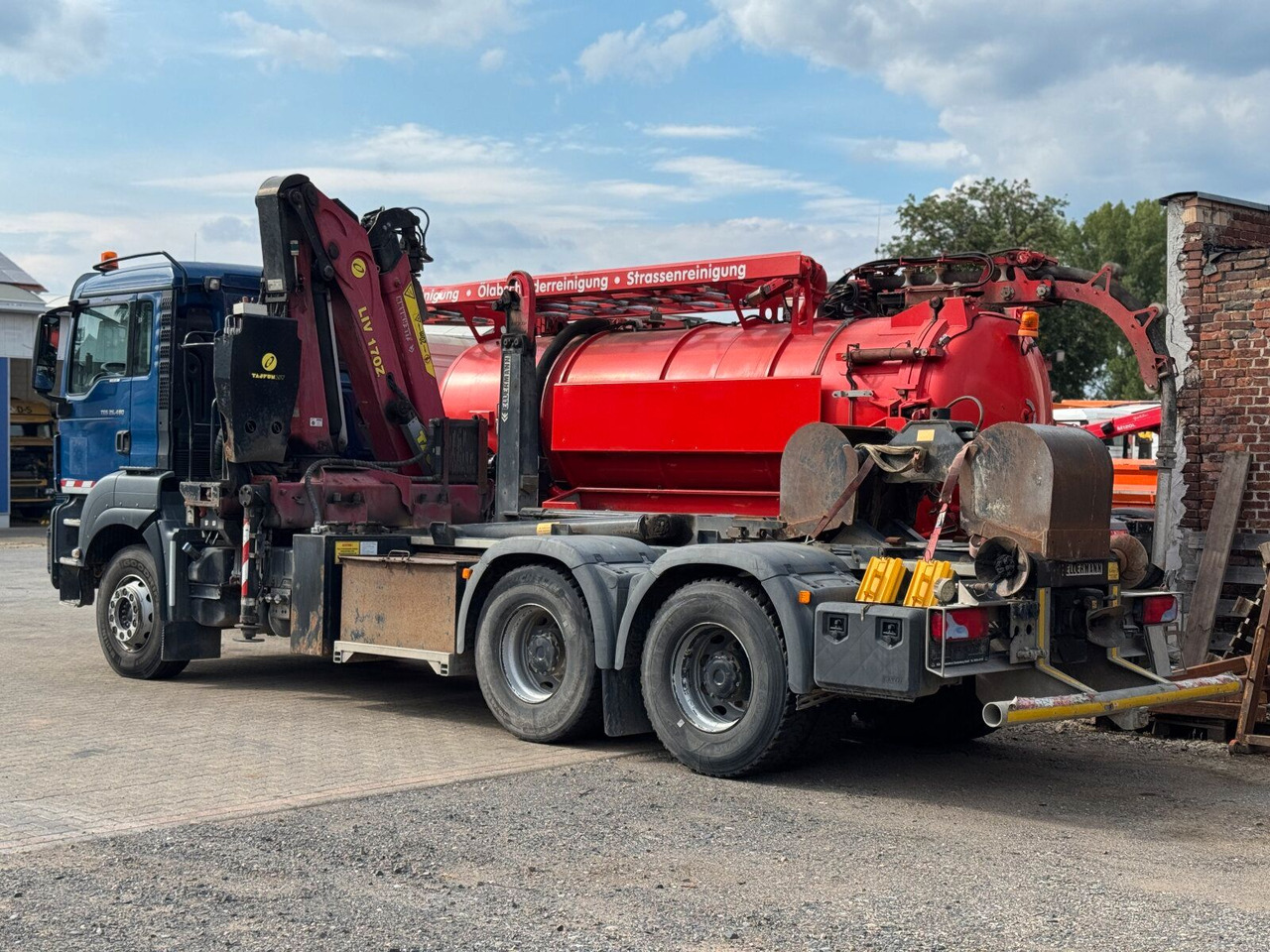 MAN TGS 28.480 6x4 Abrollkipper Kran Greifer 4,63 T - Φορτηγό φόρτωσης γάντζου, Φορτηγό με γερανό: φωτογραφία 2 MAN TGS 28.480 6x4 Abrollkipper Kran Greifer 4,63 T - Φορτηγό φόρτωσης γάντζου, Φορτηγό με γερανό: φωτογραφία 2