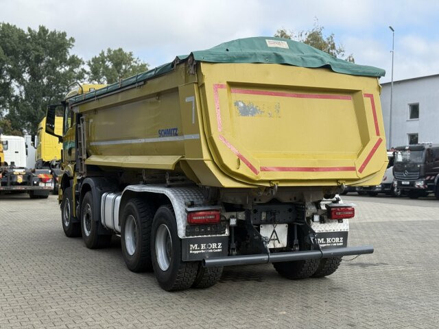 Φορτηγό ανατρεπόμενο MAN TGS 32.470 8x4 Muldenkipper Schmitz elekt. Plane: φωτογραφία 11