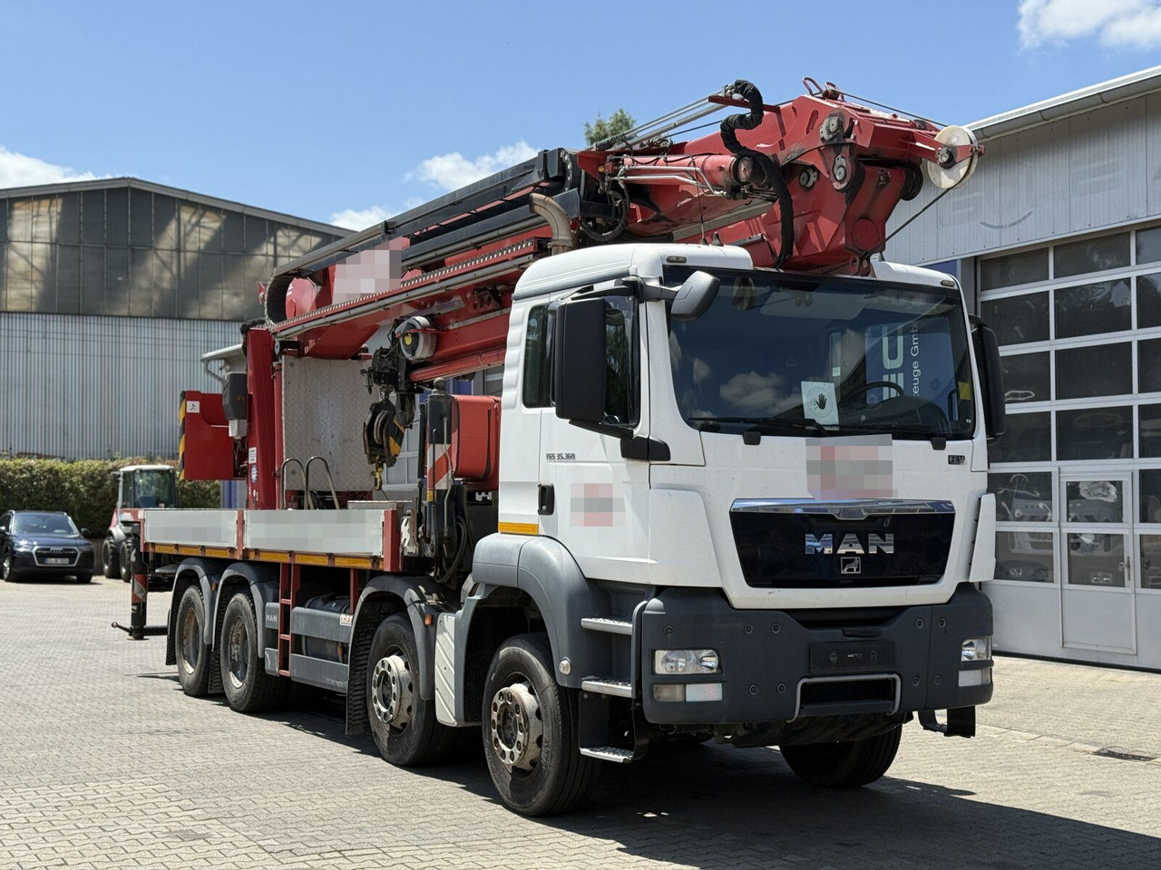 MAN TGS 35.360 8X4 BB Dachdecker Kran bis 52 m - Φορτηγό με γερανό: φωτογραφία 1 MAN TGS 35.360 8X4 BB Dachdecker Kran bis 52 m - Φορτηγό με γερανό: φωτογραφία 1