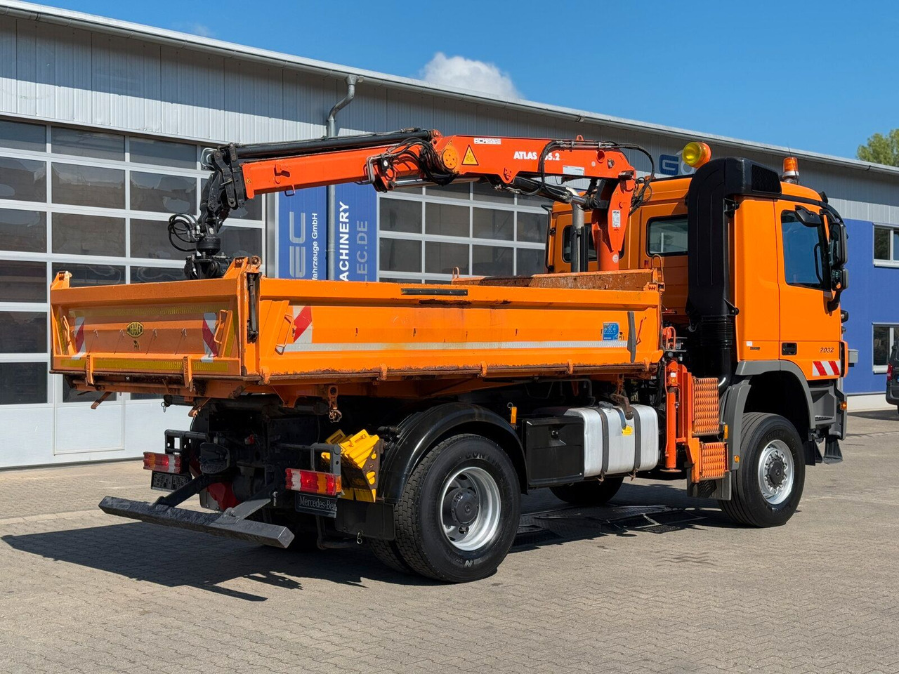Mercedes-Benz ACTROS 2044 4x4 Kipper Kran ATLAS 65.2 A2L - Φορτηγό ανατρεπόμενο, Φορτηγό με γερανό: φωτογραφία 5 Mercedes-Benz ACTROS 2044 4x4 Kipper Kran ATLAS 65.2 A2L - Φορτηγό ανατρεπόμενο, Φορτηγό με γερανό: φωτογραφία 5