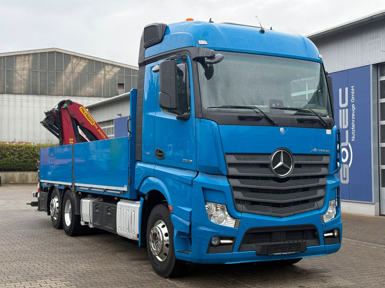 Φορτηγό με γερανό Mercedes-Benz ACTROS 2545 6x2 Pritsche Kran Palfinger PK20001K: φωτογραφία 1