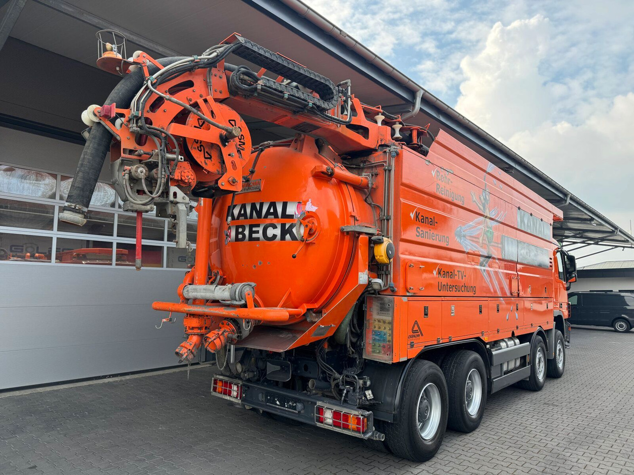 Mercedes-Benz ACTROS 4148 8x4 Kanalreiniger & Wasserrückgewinn - Όχημα εκκένωσης βόθρων: φωτογραφία 4 Mercedes-Benz ACTROS 4148 8x4 Kanalreiniger & Wasserrückgewinn - Όχημα εκκένωσης βόθρων: φωτογραφία 4