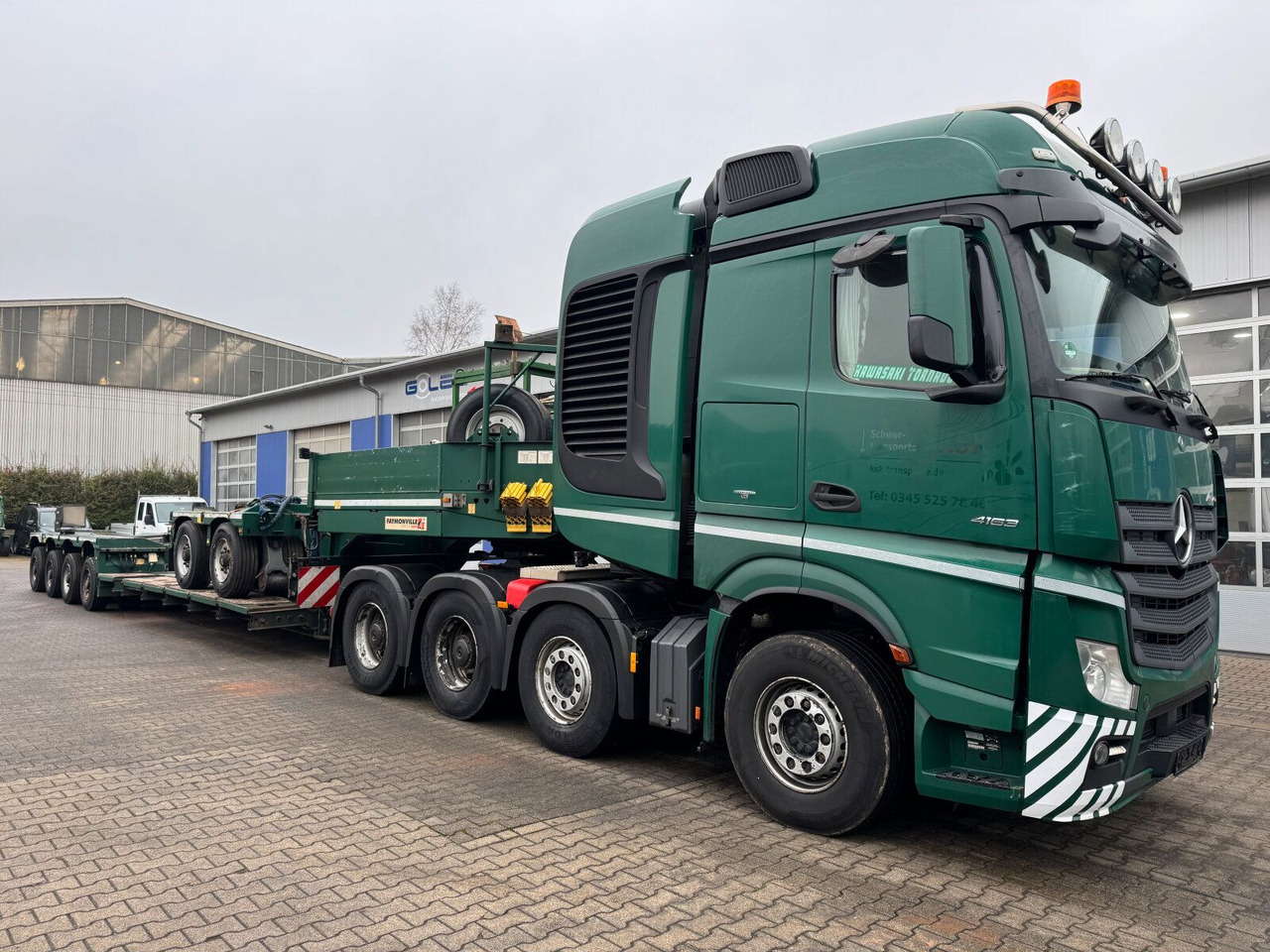 Mercedes-Benz ACTROS 4163 8x4 Schwerlast +Tieflader 4+2 *83 T - Τράκτορας: φωτογραφία 1 Mercedes-Benz ACTROS 4163 8x4 Schwerlast +Tieflader 4+2 *83 T - Τράκτορας: φωτογραφία 1