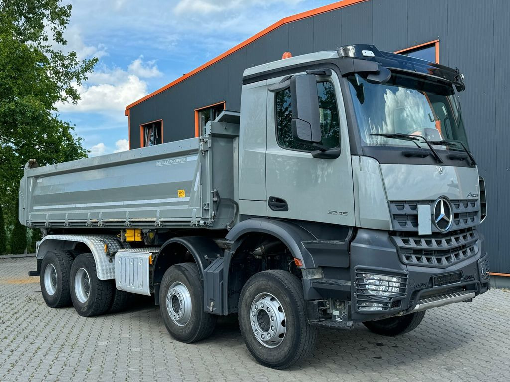 Φορτηγό ανατρεπόμενο Mercedes-Benz AROCS 3245 8x4 Meiller Kipper Bordmatik mit AHK: φωτογραφία 1