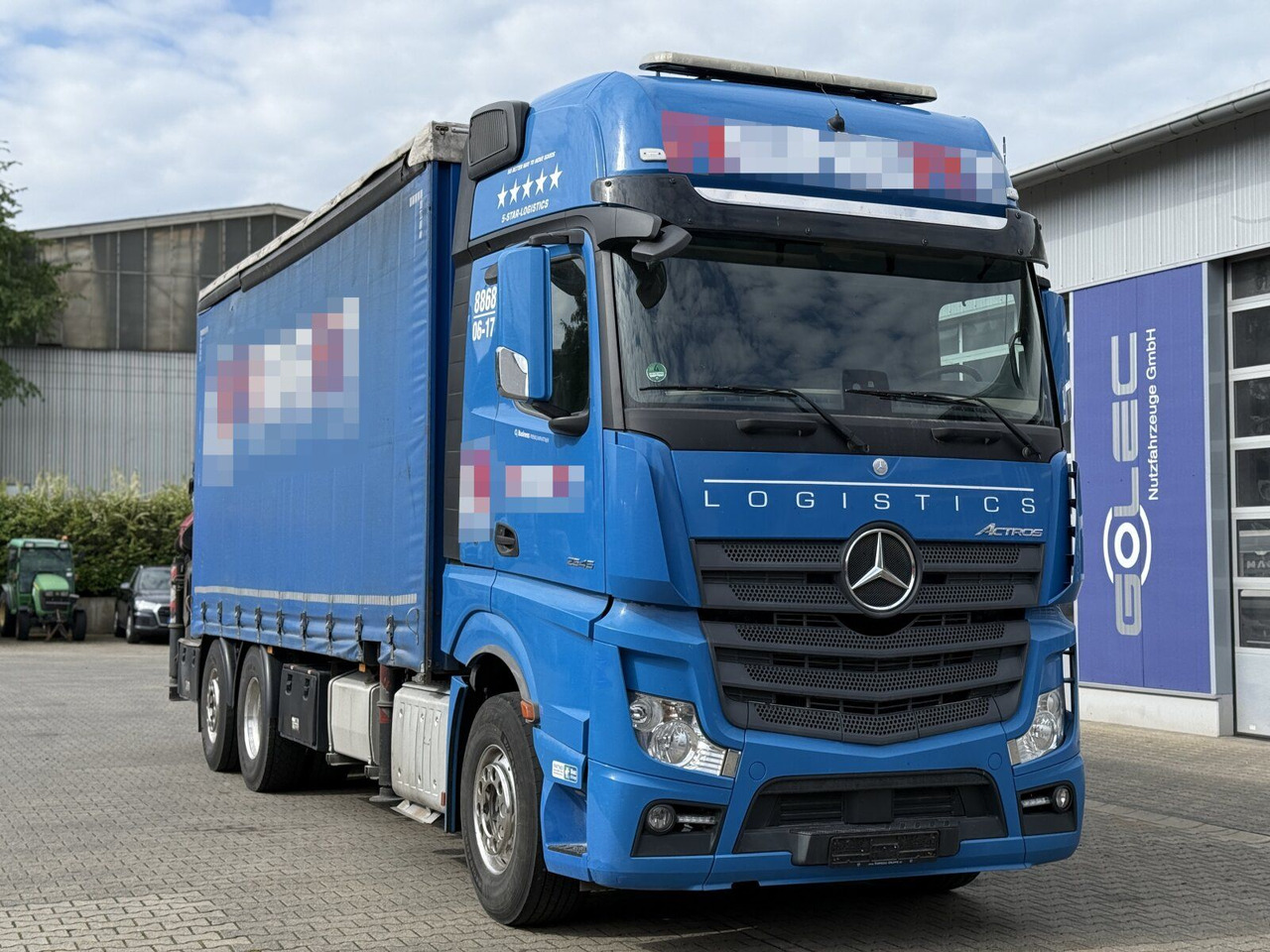 Mercedes-Benz Actros 6x2 Pritsche Kran Palfinger PK34002 + JIB - Φορτηγό με γερανό: φωτογραφία 1 Mercedes-Benz Actros 6x2 Pritsche Kran Palfinger PK34002 + JIB - Φορτηγό με γερανό: φωτογραφία 1