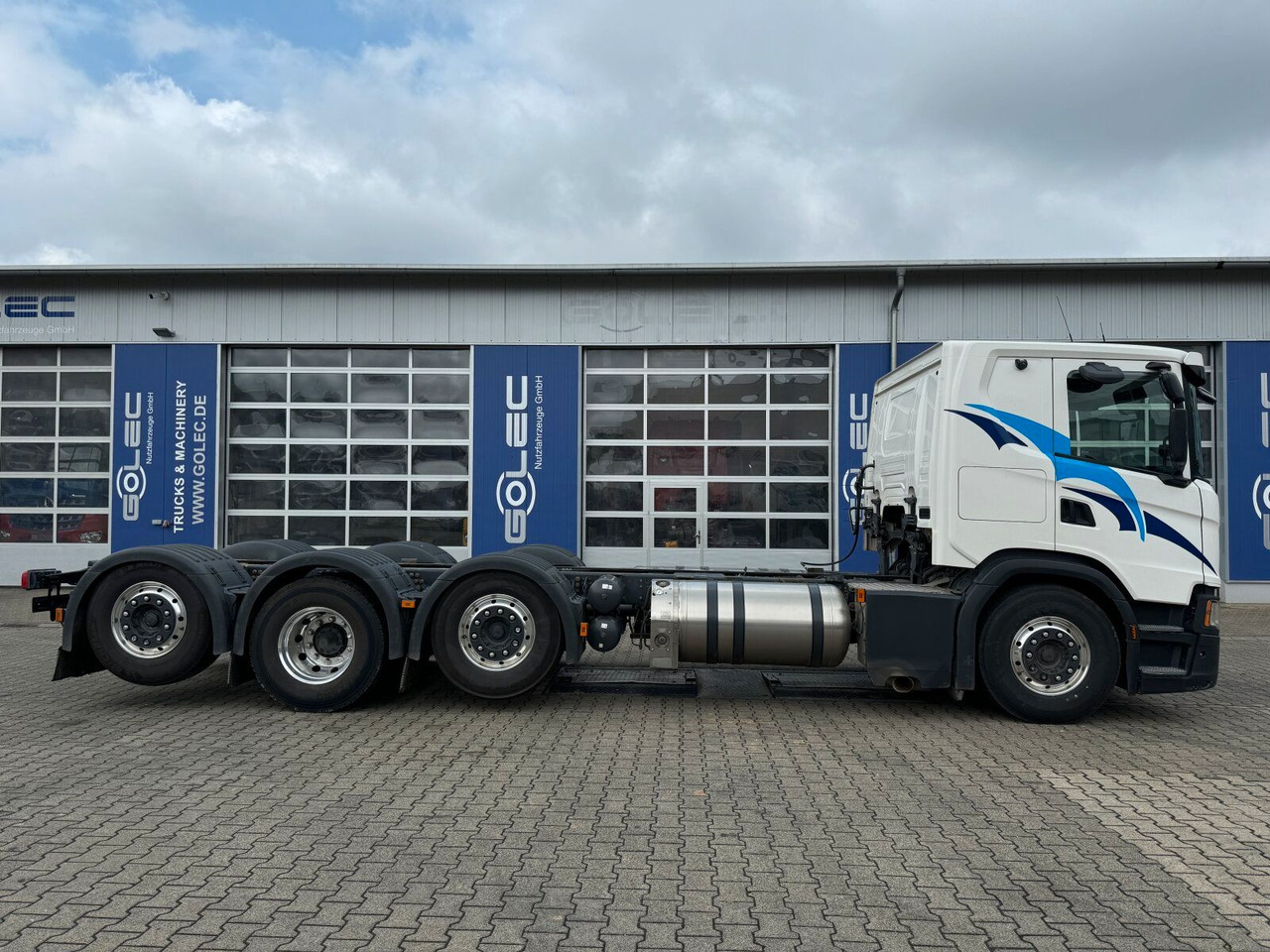Scania G 410 B8x2*6 NB LNG Fahrgestell Nebenantrieb - Φορτηγό βυτιοφόρο, Φορτηγό με γερανό: φωτογραφία 4 Scania G 410 B8x2*6 NB LNG Fahrgestell Nebenantrieb - Φορτηγό βυτιοφόρο, Φορτηγό με γερανό: φωτογραφία 4