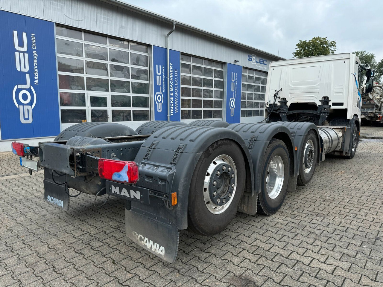 Scania G 410 B8x2*6 NB LNG Fahrgestell Nebenantrieb - Φορτηγό σασί, Φορτηγό με γερανό: φωτογραφία 5 Scania G 410 B8x2*6 NB LNG Fahrgestell Nebenantrieb - Φορτηγό σασί, Φορτηγό με γερανό: φωτογραφία 5