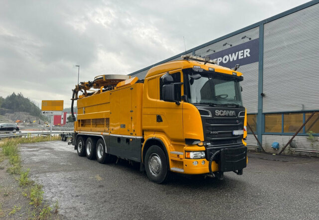 Όχημα εκκένωσης βόθρων Scania R500 8x4 Kanalreiniger Kombi MÜLLER Canalmaster: φωτογραφία 8