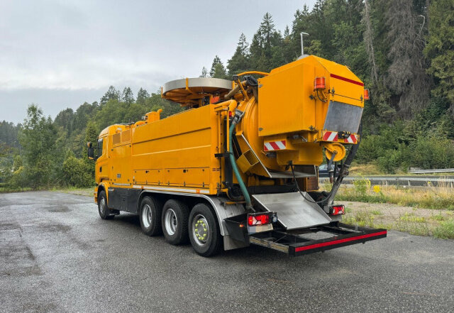 Όχημα εκκένωσης βόθρων Scania R500 8x4 Kanalreiniger Kombi MÜLLER Canalmaster: φωτογραφία 11