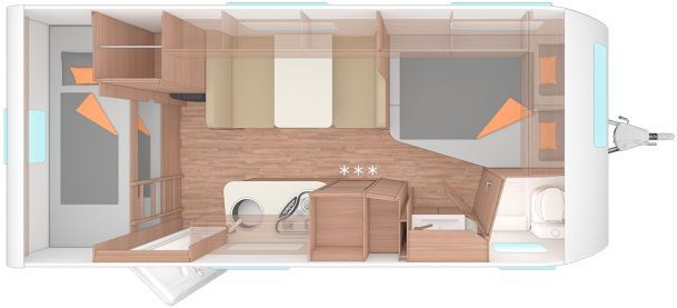 Weinsberg CaraOne 500 FDK Viel Ausstattung - Ρυμουλκούμενο τροχόσπιτο: φωτογραφία 2 Weinsberg CaraOne 500 FDK Viel Ausstattung - Ρυμουλκούμενο τροχόσπιτο: φωτογραφία 2