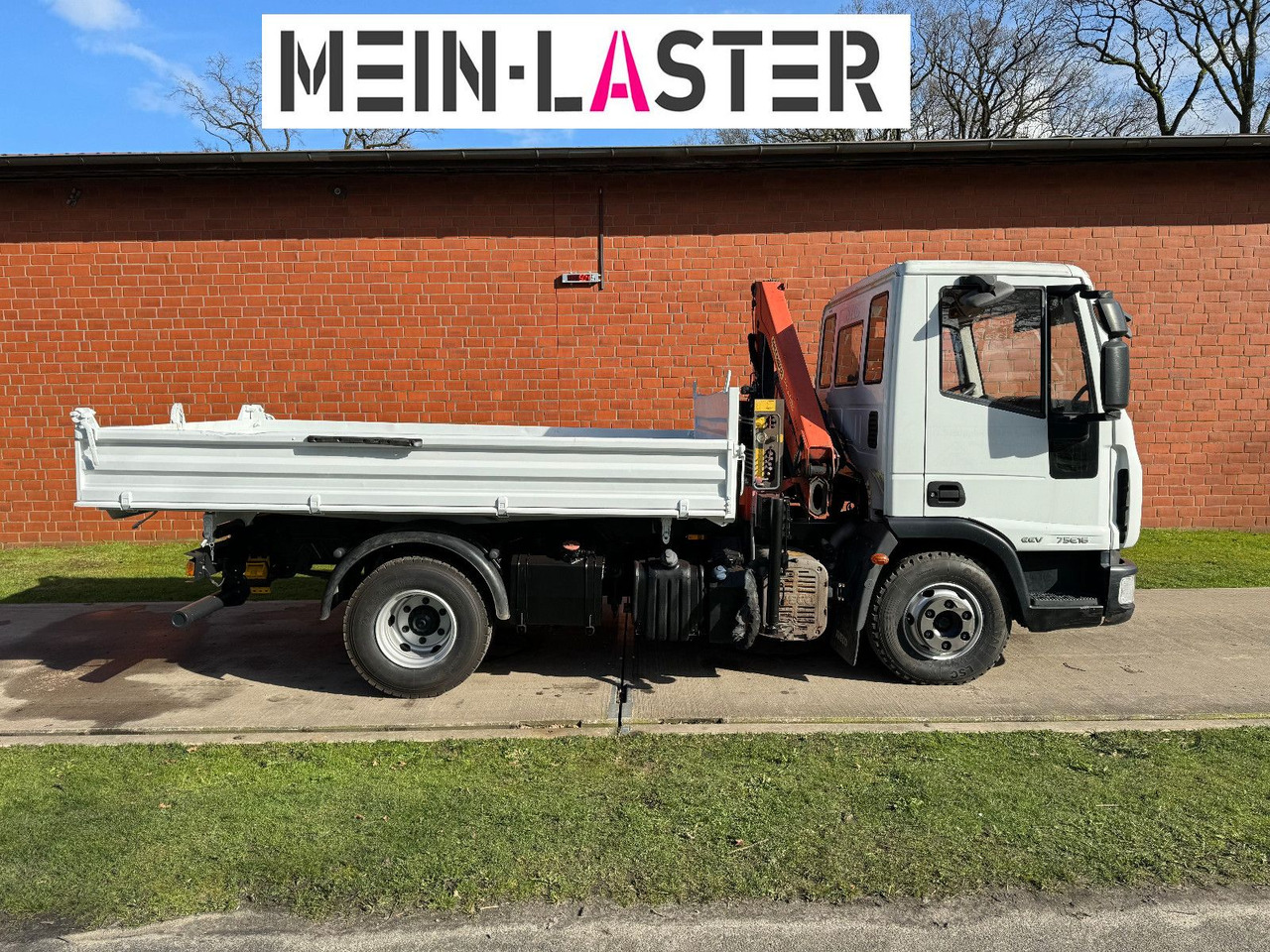 Iveco ML75E16 3 S-Kipper Kran PK 9,4m-550 kg Greifer - Όχημα με ανατρεπομενη καροτσα: φωτογραφία 4 Iveco ML75E16 3 S-Kipper Kran PK 9,4m-550 kg Greifer - Όχημα με ανατρεπομενη καροτσα: φωτογραφία 4