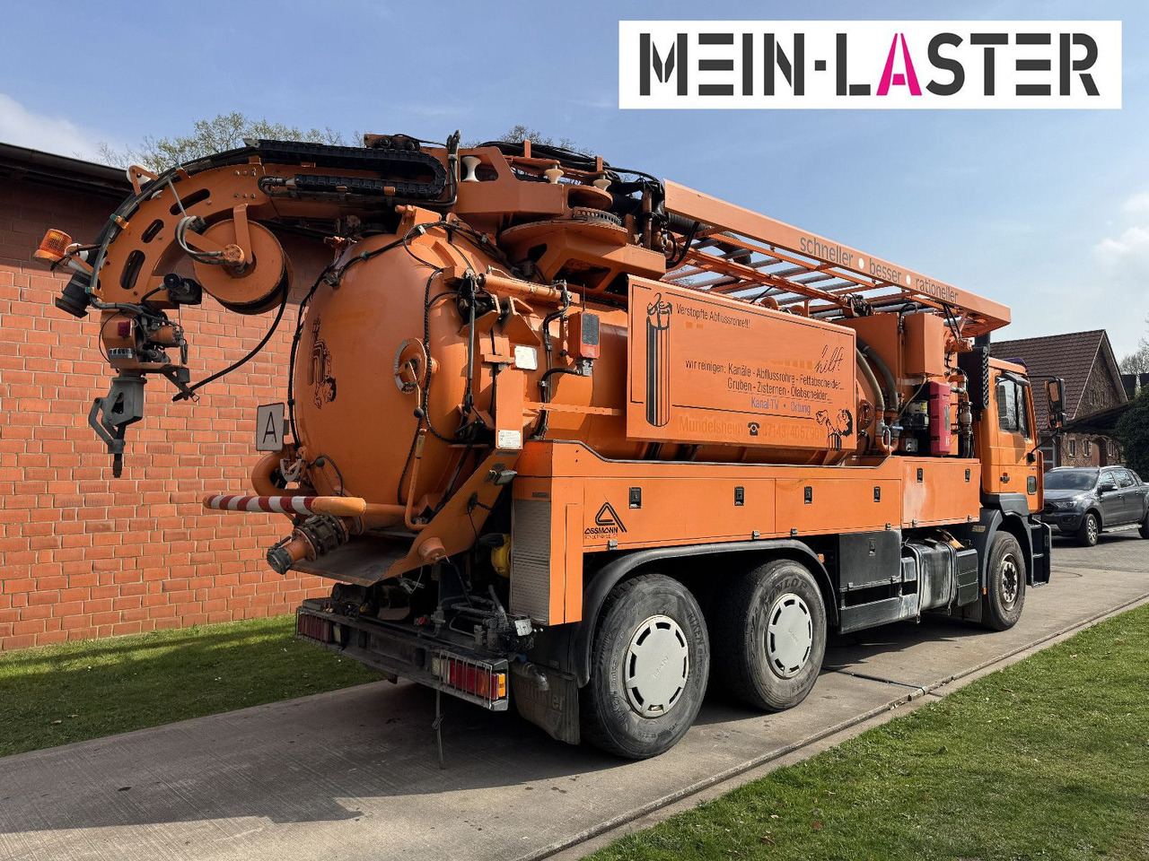 MAN FE 410 Assmann Saug HD Spüler Recycling + FB. - Όχημα εκκένωσης βόθρων: φωτογραφία 5 MAN FE 410 Assmann Saug HD Spüler Recycling + FB. - Όχημα εκκένωσης βόθρων: φωτογραφία 5