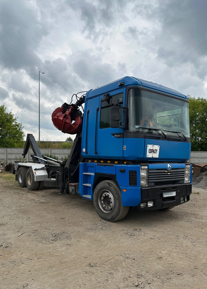 RENAULT Magnum 430 - Φορτηγό φόρτωσης γάντζου, Φορτηγό με γερανό: φωτογραφία 2 RENAULT Magnum 430 - Φορτηγό φόρτωσης γάντζου, Φορτηγό με γερανό: φωτογραφία 2