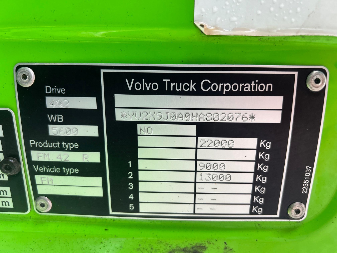 Φορτηγό κόφα VOLVO FM330: φωτογραφία 22