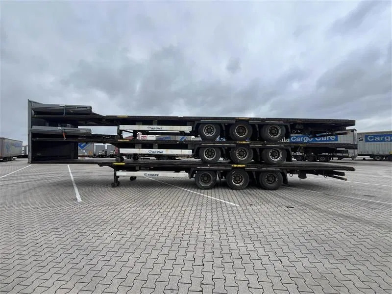 Krone 1x 2014 & 2x 2013 XL MEGA P400 HUCKEPACK FLAT STACK - Επικαθήμενο κόφα: φωτογραφία 5 Krone 1x 2014 & 2x 2013 XL MEGA P400 HUCKEPACK FLAT STACK - Επικαθήμενο κόφα: φωτογραφία 5