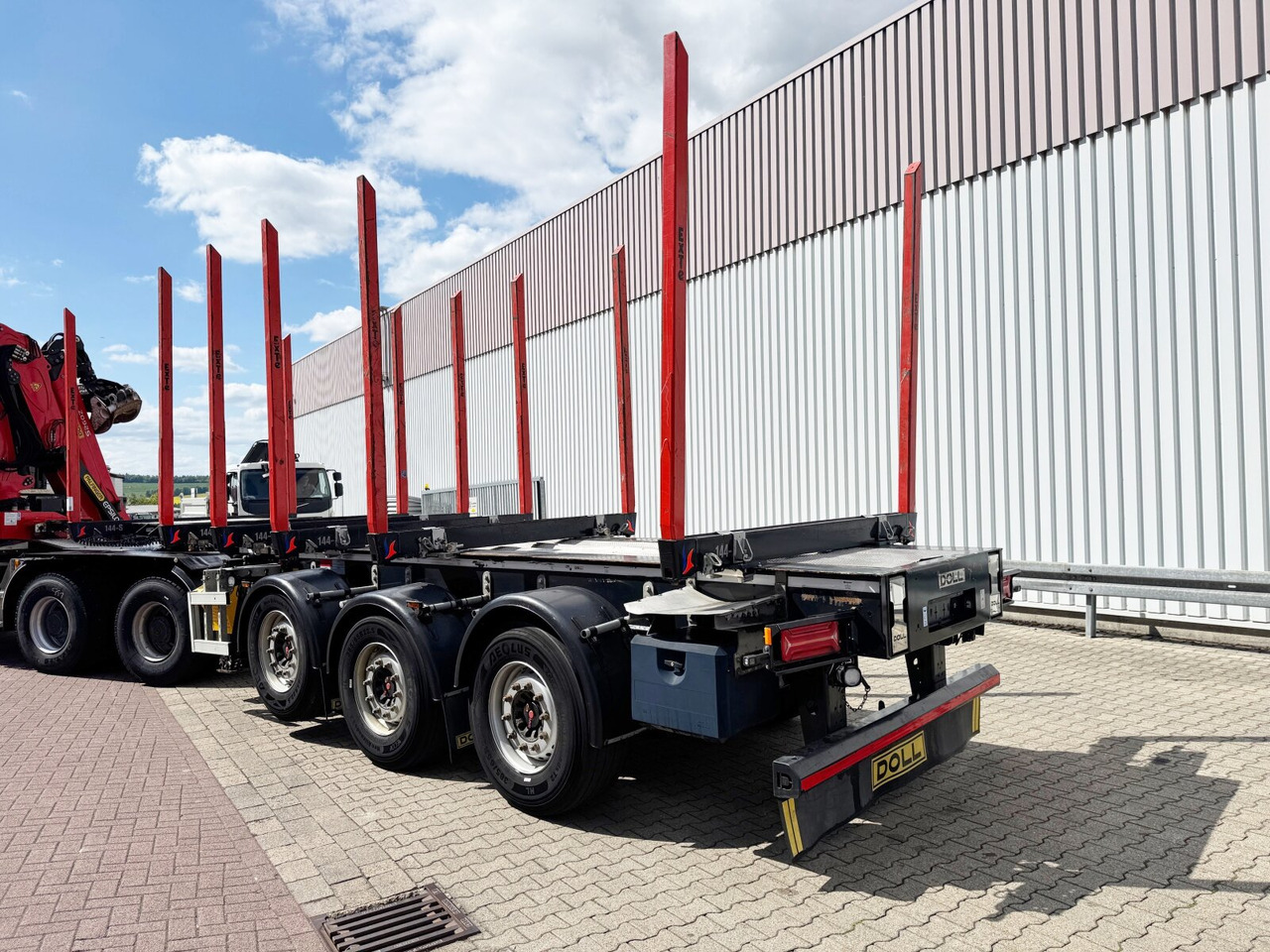 Ημιρυμουλκούμενο μεταφοράς ξυλείας Doll LOGO H3L-14XL LOGO H3L-14XL, Liftachse, Nachlauflenkachse, teleskopierbar 9,4m-12,9: φωτογραφία 9