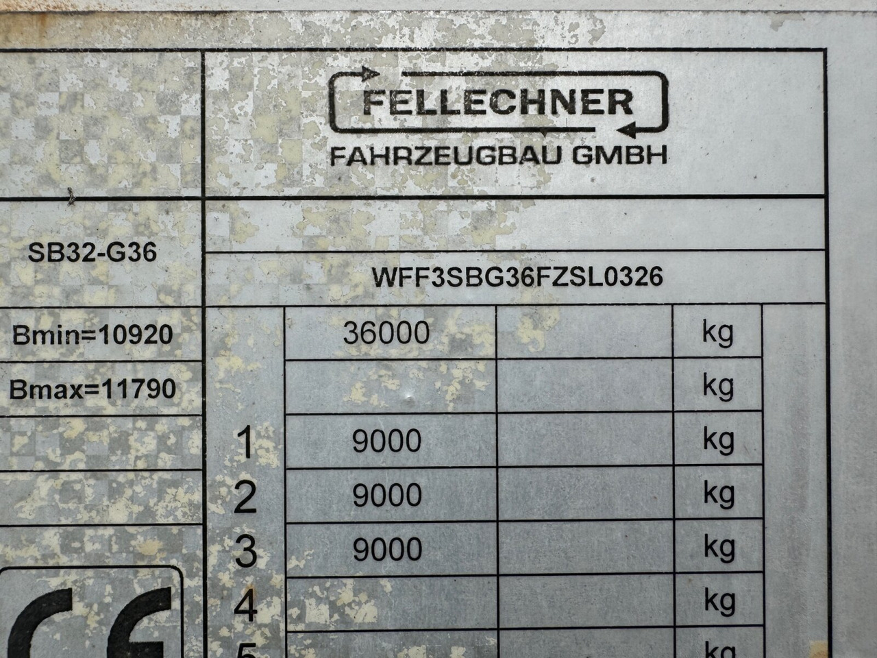 Fellechner SB32-G36 Fellechner SB32-G36, ausziehbar um 1,5m - Επικαθήμενο πλατφόρμα/ Καρότσα: φωτογραφία 5 Fellechner SB32-G36 Fellechner SB32-G36, ausziehbar um 1,5m - Επικαθήμενο πλατφόρμα/ Καρότσα: φωτογραφία 5