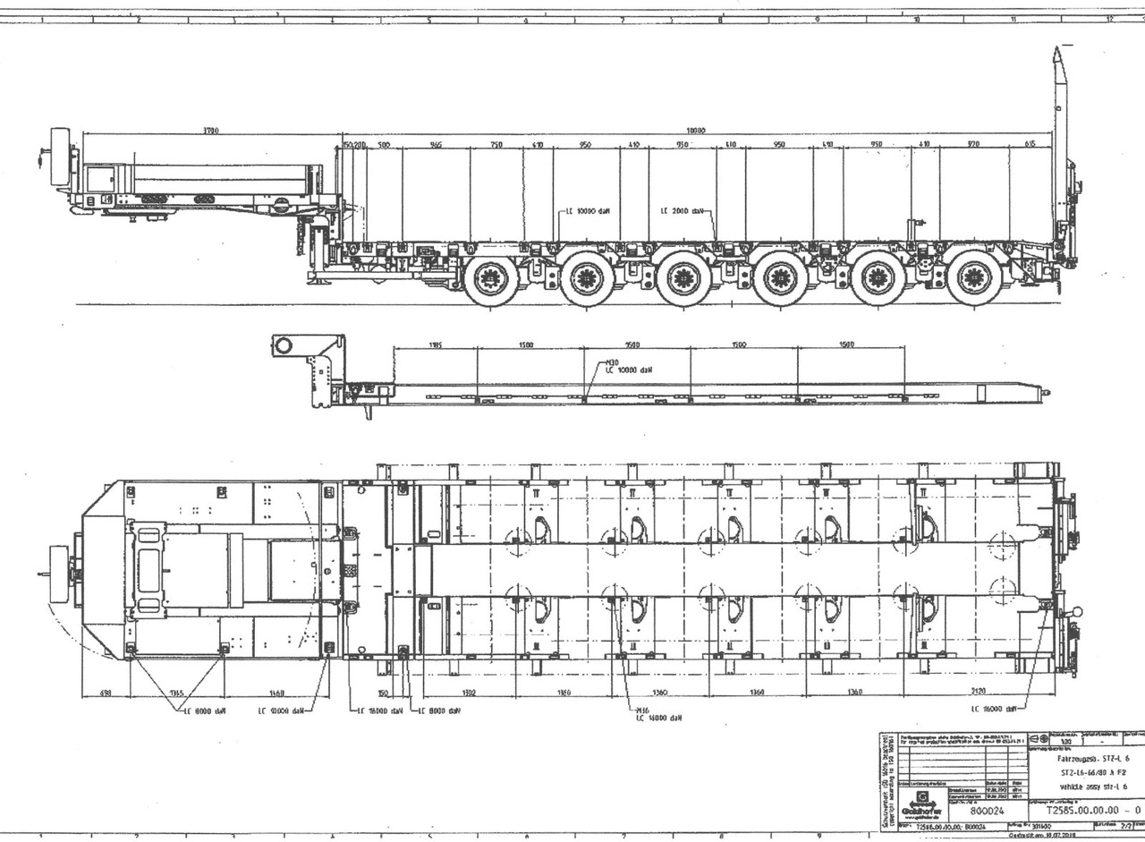 Goldhofer STZ L 6-67/80 A STZ-L 6-67/80 A, 6 Achsen, 86.000kg Ges.-Gew. - Επικαθήμενο με χαμηλό δάπεδο: φωτογραφία 4 Goldhofer STZ L 6-67/80 A STZ-L 6-67/80 A, 6 Achsen, 86.000kg Ges.-Gew. - Επικαθήμενο με χαμηλό δάπεδο: φωτογραφία 4