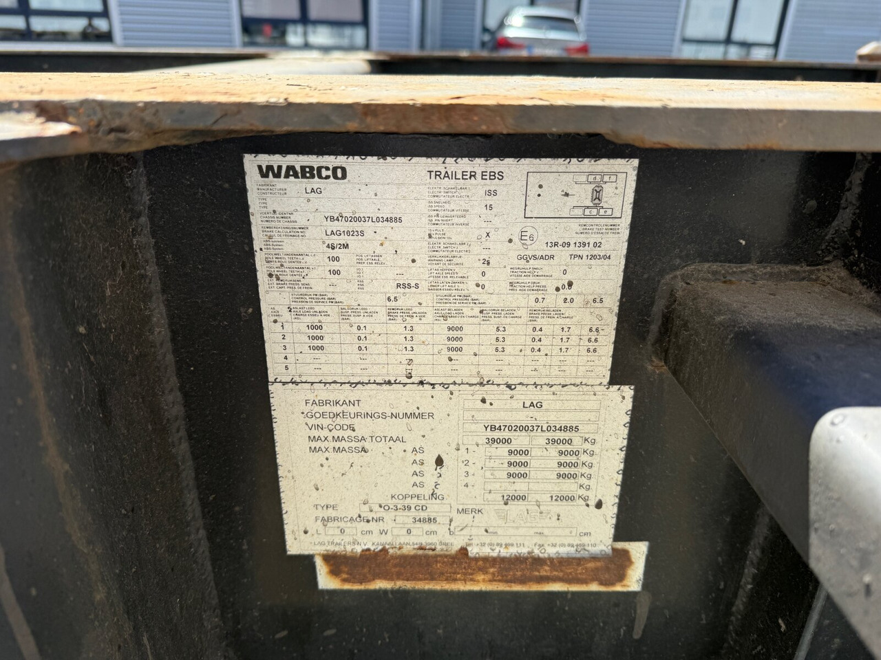 Lag 0-3-39 CD Containerchassis 0-3-39 CD Containerchassis, 20ft und 30ft, ADR - Επικαθήμενο: φωτογραφία 2 Lag 0-3-39 CD Containerchassis 0-3-39 CD Containerchassis, 20ft und 30ft, ADR - Επικαθήμενο: φωτογραφία 2