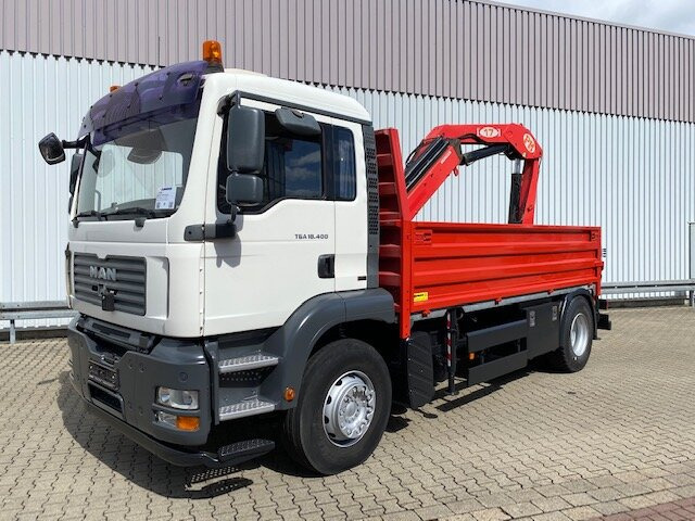 MAN TGA 18.400 4x2 BL TGA 18.400 4x2 BL Pritsche Heckkran PM17523 - Φορτηγό με γερανό, Φορτηγό με ανοιχτή καρότσα: φωτογραφία 1 MAN TGA 18.400 4x2 BL TGA 18.400 4x2 BL Pritsche Heckkran PM17523 - Φορτηγό με γερανό, Φορτηγό με ανοιχτή καρότσα: φωτογραφία 1