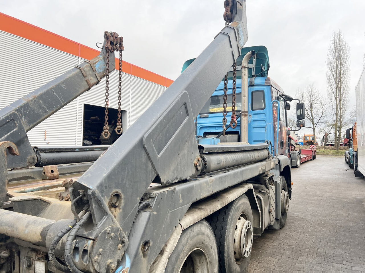 Φορτηγό καδοφόρος φορτωτής MAN TGA 26.410 6X2/4 BL Motorschaden! TGA 26.410 6X2/4 BL, Vorlauf Lenk-Liftachse, Meiller Tele.: φωτογραφία 10 Φορτηγό καδοφόρος φορτωτής MAN TGA 26.410 6X2/4 BL Motorschaden! TGA 26.410 6X2/4 BL, Vorlauf Lenk-Liftachse, Meiller Tele.: φωτογραφία 10