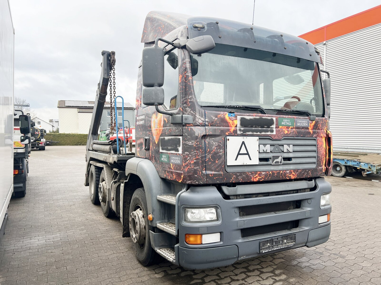 Φορτηγό καδοφόρος φορτωτής MAN TGA 26.410 6X2/4 BL Motorschaden! TGA 26.410 6X2/4 BL, Vorlauf Lenk-Liftachse, Meiller Tele.: φωτογραφία 8 Φορτηγό καδοφόρος φορτωτής MAN TGA 26.410 6X2/4 BL Motorschaden! TGA 26.410 6X2/4 BL, Vorlauf Lenk-Liftachse, Meiller Tele.: φωτογραφία 8