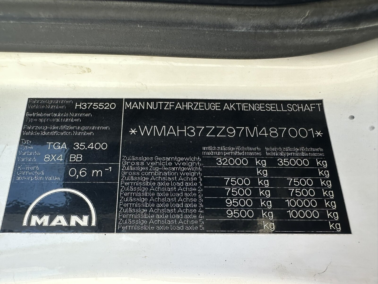 MAN TGA 35.400/440 8x4 BB TGA 35.400/440 8x4 BB - Φορτηγό ανατρεπόμενο: φωτογραφία 3 MAN TGA 35.400/440 8x4 BB TGA 35.400/440 8x4 BB - Φορτηγό ανατρεπόμενο: φωτογραφία 3