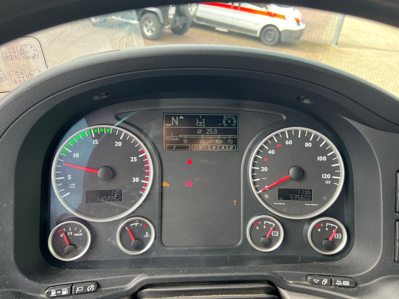 Φορτηγό φόρτωσης γάντζου, Φορτηγό με γερανό MAN TGS 26.360/400 6x2-4 BL TGS 26.360/400 6x2-4 BL, Lenk-/Lift, Kran Atlas AK 206.3E A5, Funk: φωτογραφία 12