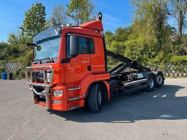 MAN TGS 26.480 6x2-4 BL TGS 26.480 6x2-4 BL, Intarder, Lenk-/Liftachse, Motorabtrieb - Φορτηγό φόρτωσης γάντζου: φωτογραφία 1 MAN TGS 26.480 6x2-4 BL TGS 26.480 6x2-4 BL, Intarder, Lenk-/Liftachse, Motorabtrieb - Φορτηγό φόρτωσης γάντζου: φωτογραφία 1