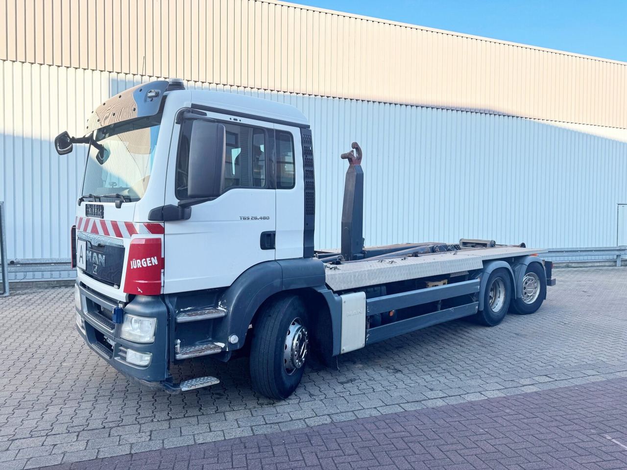 MAN TGS 26.480 6x2-4 BL TGS 26.480 6x2-4 BL, Lenk-Liftachse, VDL Abrollkipper bis 7m Container - Φορτηγό φόρτωσης γάντζου: φωτογραφία 1 MAN TGS 26.480 6x2-4 BL TGS 26.480 6x2-4 BL, Lenk-Liftachse, VDL Abrollkipper bis 7m Container - Φορτηγό φόρτωσης γάντζου: φωτογραφία 1