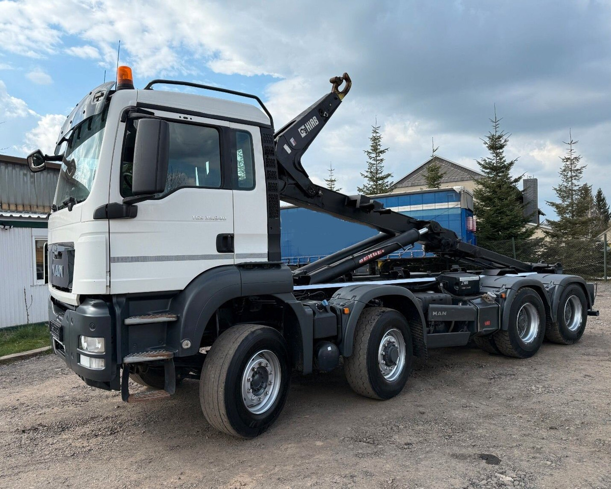 MAN TGS 35.540 8x6H BL TGS 35.540 8x6H BL, HydroDrive, PriTrader, Hiab Abrollkipper bis 7 m - Φορτηγό φόρτωσης γάντζου: φωτογραφία 1 MAN TGS 35.540 8x6H BL TGS 35.540 8x6H BL, HydroDrive, PriTrader, Hiab Abrollkipper bis 7 m - Φορτηγό φόρτωσης γάντζου: φωτογραφία 1